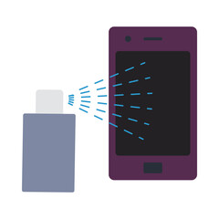 Sticker - Sanitizer Smartphone Icon