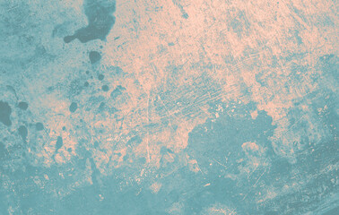  Blue red grunge texture. Retro rusty wallpaper. Ancient stains print. Distressed grunge material. Vintage old design.