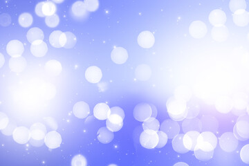 Poster - Christmas background with sparkles and bokeh lights