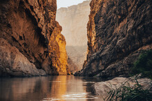 Rio Grande River In Santa Elena Canyon, Big Bend National Park, Texas 