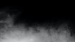 © ธนพล สินสร้าง - White smoke or fog isolated on black background.