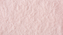 Pink Texture Faux Fur Fiber Blanket Rug