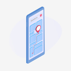 Poster - local seo results based on regional client geo-positioning. local search artificial intelligence opt