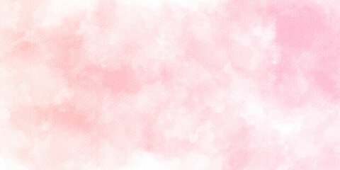Wall Mural - pink abstract background Pink Watercolor abstract background texture, Illustration, texture for design. Beautiful sky and clouds in soft pastel color.Soft pink cloud in the sky background colorful .
