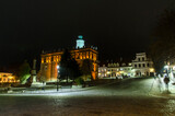Fototapeta Londyn - Sandomierz nocą  rynek 