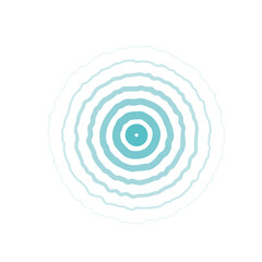ripple circles from drops of water vector illustration