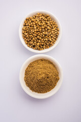 Wall Mural - coriander powder or dhaniya powder