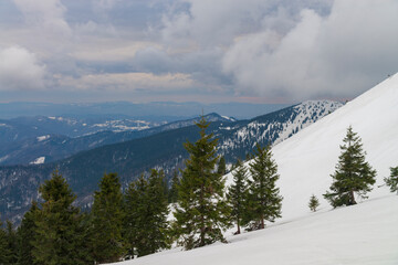 Poster - Winter mountain landscape