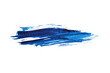 © SuppakornSomnuk - blue abstract watercolor paint brush stroke texture isolated on white background for logo and banner. design, creative, and illustration.