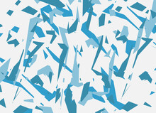Abstract Background With Blue Broken Glass Pattern