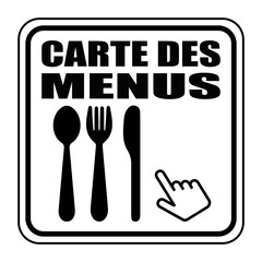 Sticker - Logo carte des menus.