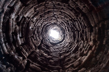 Tunnel Vision Inside Of A Historic Furnace