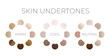 Gradient Skin Color Swatches with Undertones