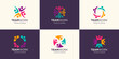 © POLLARIZE - Set of Business People Together. Vector Illustration Logo