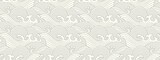 Japanese water wave seamless background.vector illustration