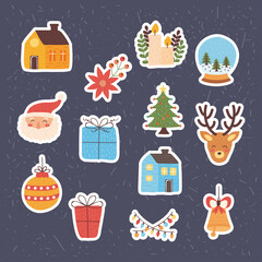  thirteen christmas holiday icons