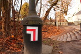 Fototapeta  - Główny, czerwony szlak turystyczny. Main red hiking trail