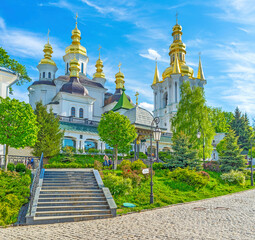 Poster - The churches of Lower Caves of Kyiv Pechersk Lavra Monastery, Ukraine