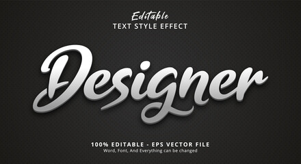 Leinwandbilder - Editable text effect, Designer text effect template