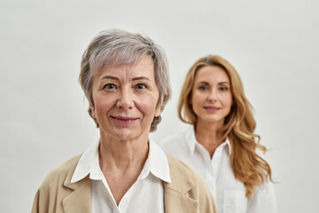 Wall Mural - headshot portrait of older female generation member