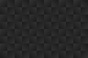 Wall Mural - Black tiles geometric seamless pattern design