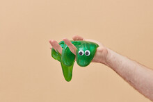 Slime With Eyes In Hand