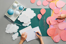 Making A Craft Paper Cutouts For Creativity Project