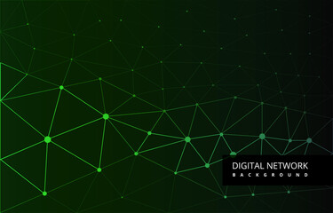 Poster - Advanced Digital Network Connection Internet Computer Technology Background