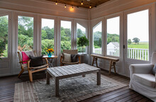 Outdoor Porch With Nice Landscape View 