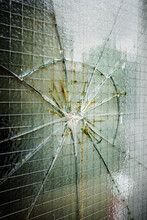Cracked Glass Window