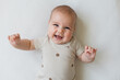 © Lauren Edmonds/Stocksy - Sweet Three-Month-Old Baby Girl
