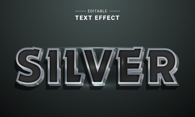Poster - editable 3d golden metal text effect. text effect. graphic style. realistic mockup