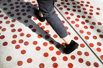 Man walking in the street