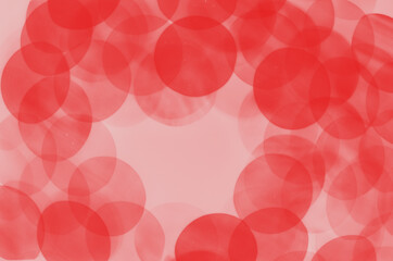 Wall Mural - blurred red circles. abstract background