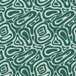 organic smooth shapes seamless pattern, simple background for wrapping and textile