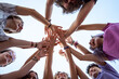 © Eloisa Ramos/Stocksy - Teen friends joining hands