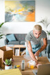 © Studio Marmellata/Stocksy - Male entrepreneur preparing online order