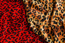 Close-up Of Leopard-patterned Fabric.
