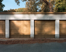 Tan Colored Garage Doors