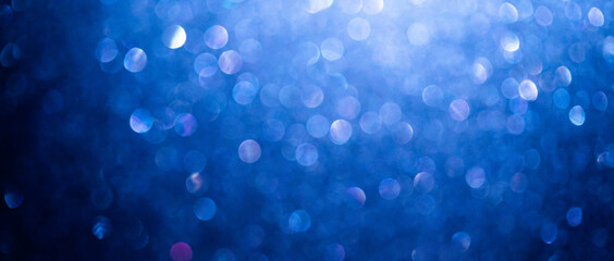 background of abstract  blue  glitter lights