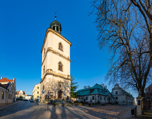 Wall Mural - Belfry of Sandomierz Cathedral