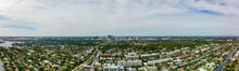 Aerial Far Panorama Fort Lauderdale View Of Downtown Cityscape