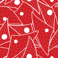 Mocador Casteller Texture Polka Dot Red Seamless Pattern Surface Design For Human Towers In Catalunya. Vector Illustration Geometric Background Print.