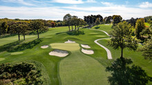 Aerial Photos Of A Golf Course In Omaha Nebraska.