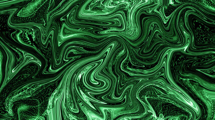  liquid metal stains background. abstract liquid texture. green liquid paints