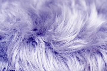  Faux fur purple 2022. Fashion and trending concept