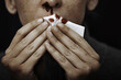 © Westend61 - Mid adult woman holding tissue paper while nose bleeding