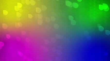 Wall Mural - abstract particles like leaves in neon rays travel through space at high speed. close-up. beautiful 