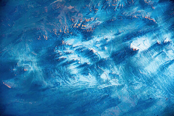Wall Mural - space viewpoint of earth's crust . digital enhancement. elements of this image furnished by nasa