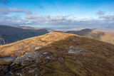 Fototapeta Na sufit - The beautiful Farscallop Mountain in the Derryveaghs in County Donegal - Ireland
